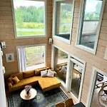 Villa Arctic Luxury Log House With The River View