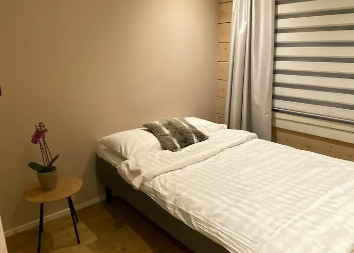 Huvilat Arctic Luxury Log House With The River View *