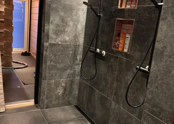 Arctic Luxury Log House With The River View